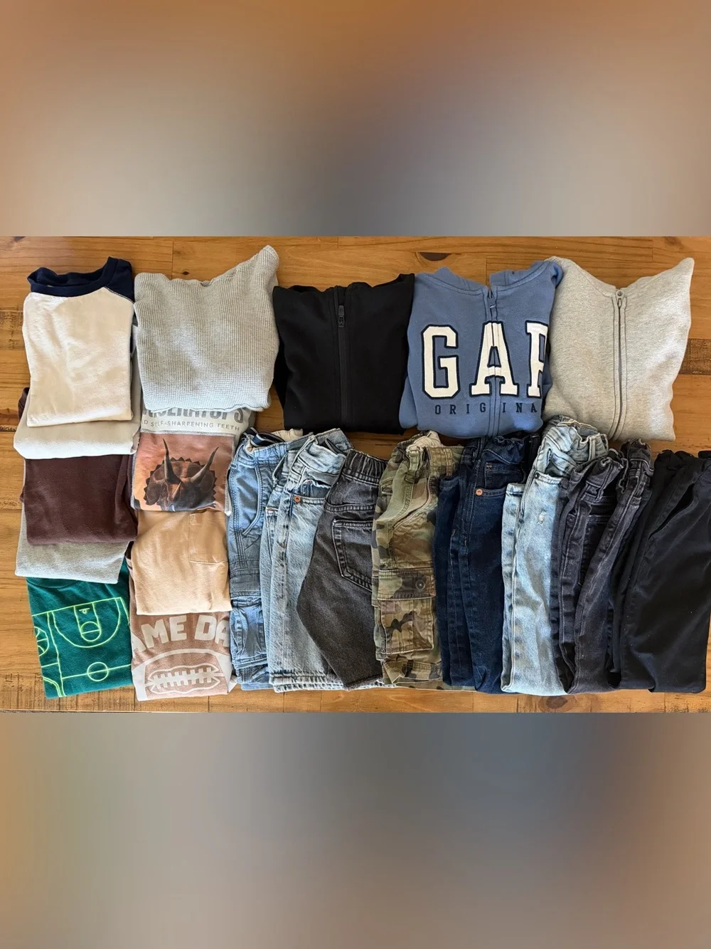 GAP Blue Zip Hoodie with Assorted Kids Pants